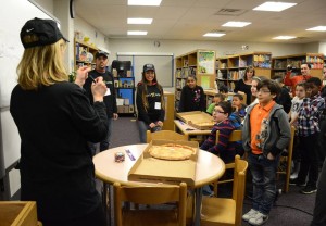 Pi Patrol members Bill Crist, Kate Alcott, and Bianca Little visited Watson Williams School on Pi Day to talk with students and share some Pi-related goodies. Other Pi Patrol members, Chris Komarony, Ben Bewick, and Marv Meissner visited Conkling School in Utica.