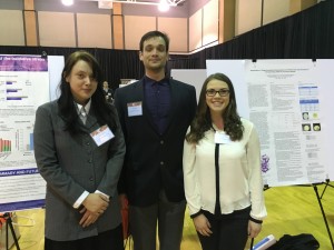 SUNY Poly Students Katherine Dakiewich, Daniel Yaciuk, and Jessica Seaman at the Second Annual SUNY Undergraduate Research Conference at SUNY Cobleskill.