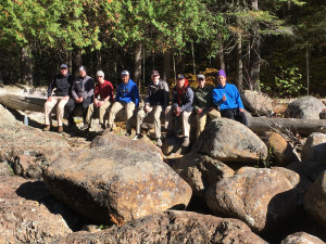 Over the weekend of October 14th-16th, eight students from the Outdoor Education Program Suite of Oriskany Hall took a 12-mile round-trip canoe journey up the Raquette River, east of Tupper Lake in the Adirondacks.