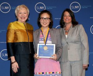 Chancellor Zimpher, Jenjira Htoo, Marybeth Lyons