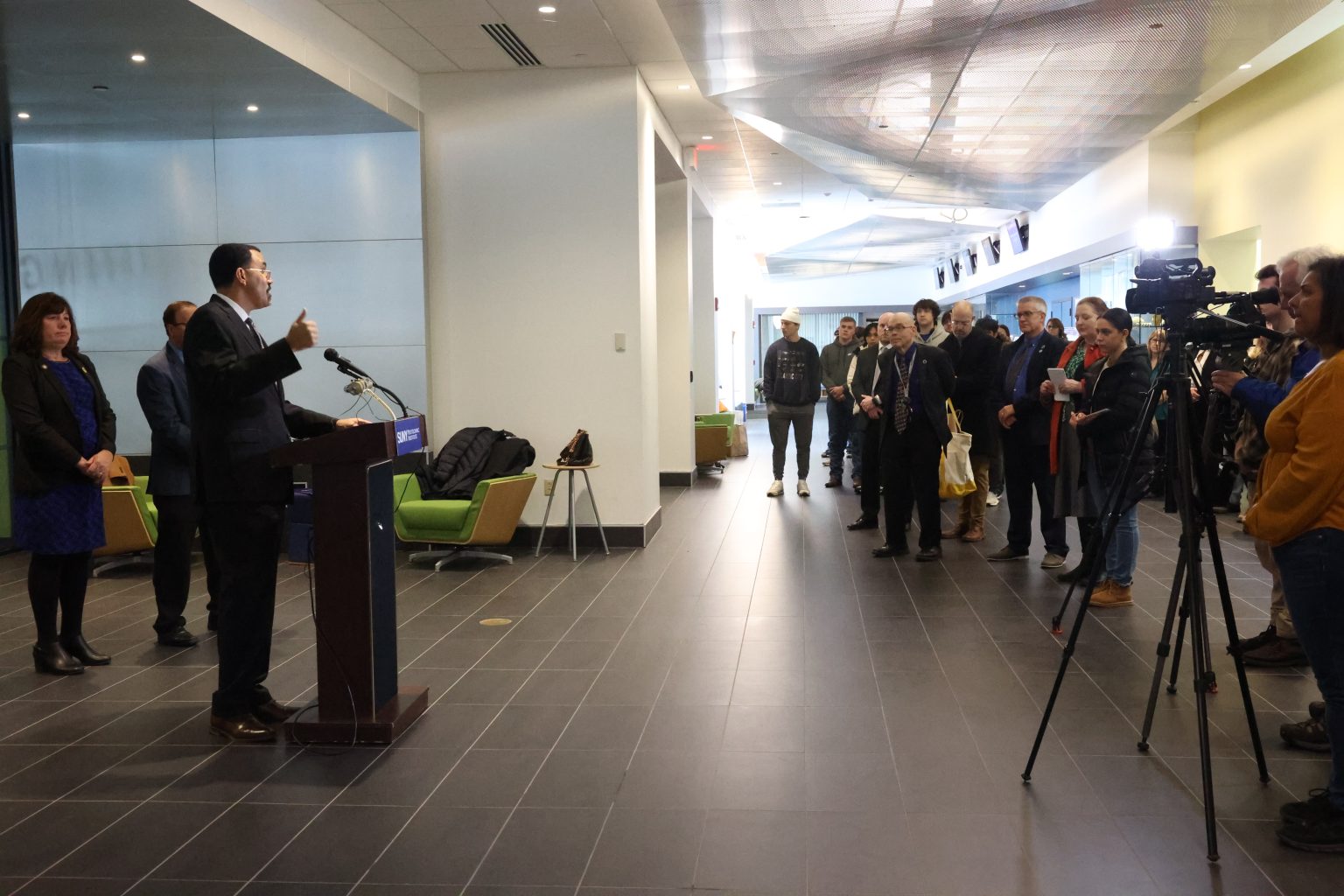 SUNY Chancellor John King Visits SUNY Poly - Stories